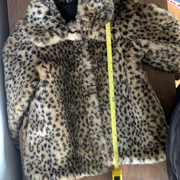 Adorable Kids lined fake furry jacket - size 7-8-9 - Picture 6 of 7